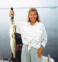 Karen Holmes with a nice North East Florida trout.