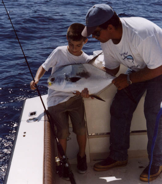 Key West Fishing Charters: Young Angler with Permit.  Fishing Fishing Fishing Fishing