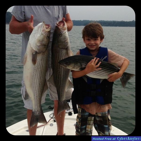 fishing smith lake striper lewis fire freshwater report